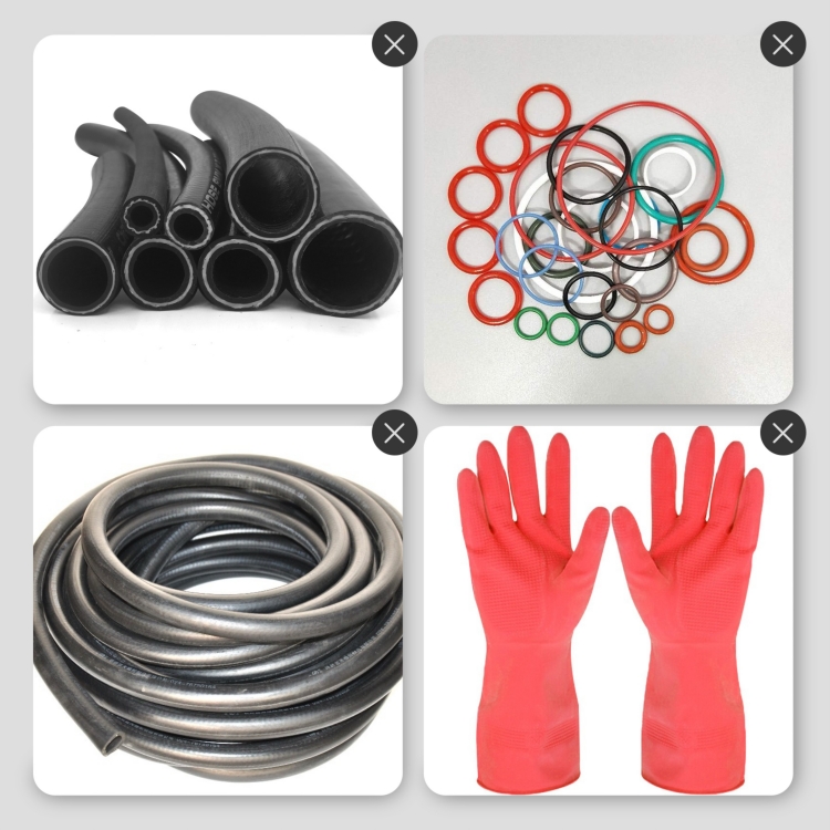 What are the common rubber products in life?